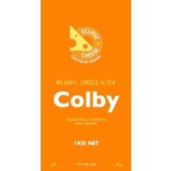 ECLIPSE BLOCK CHEESE COLBY 1KG