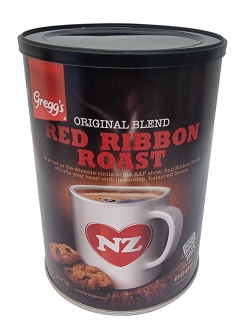 GREGGS COFFEE RED RIBBON ROAST POWDER TIN 500G