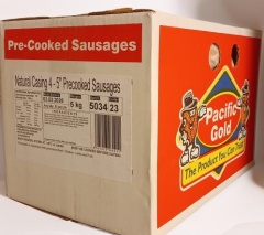 PACIFIC GOLD SAUSAGE NATURAL CASING 4-5" 52PK 5KG